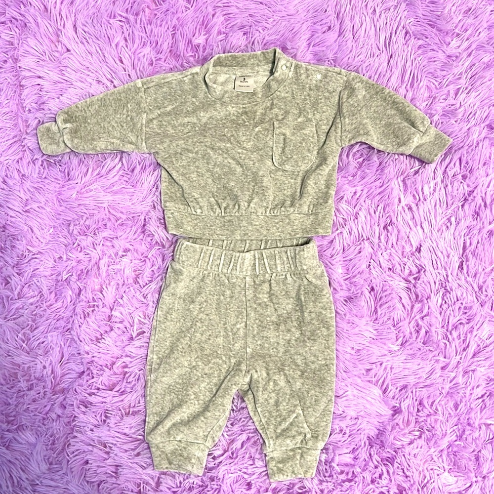 Baby Velour Sweatsuit